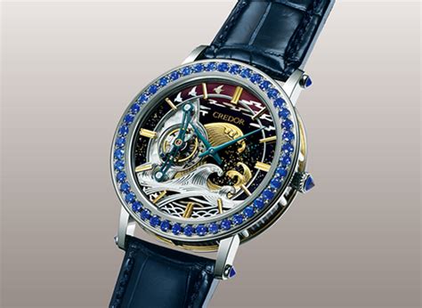 A new masterpiece from Credor. A tourbillon with three .